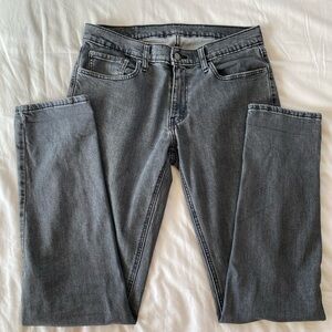 Levi’s 531 Athletic Slim washed gray/black jeans 32x36